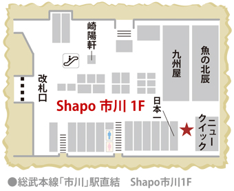 シャポー市川店
